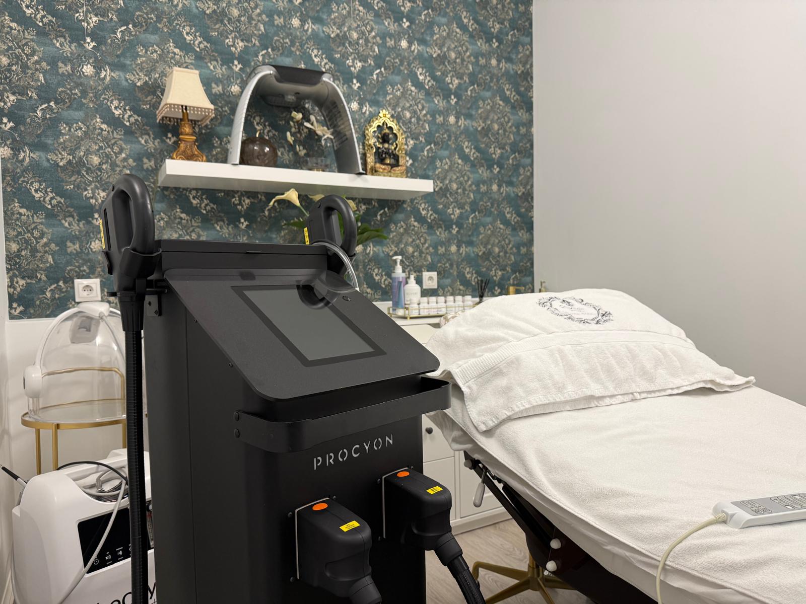 Cabezales facial y corporal intercambiables Cabezales facial y corporal intercambiables del dispositivo FHOS Procyon